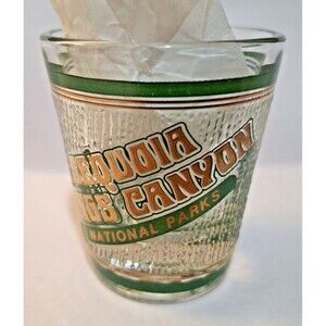 Sequoia  King's Canyon National Parks California Vintage Shot Glass